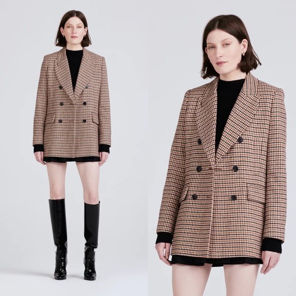 Derek lam crosby Raquel double breasted blazer peacoat